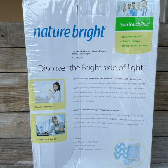 Nature Bright SunTouch Plus Light and Ion Therapy Light - Picture 6 of 11